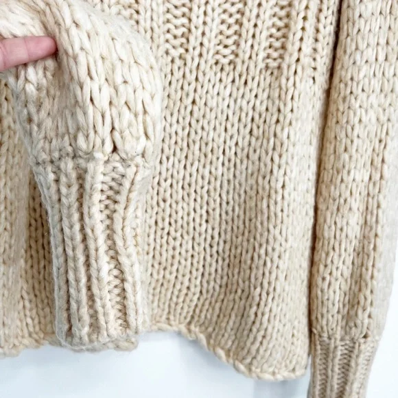 NWT Free People Be There Pullover Sweater in Pearl, XS - Picture 7 of 14